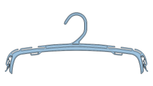 Strapless Clothing Hangers